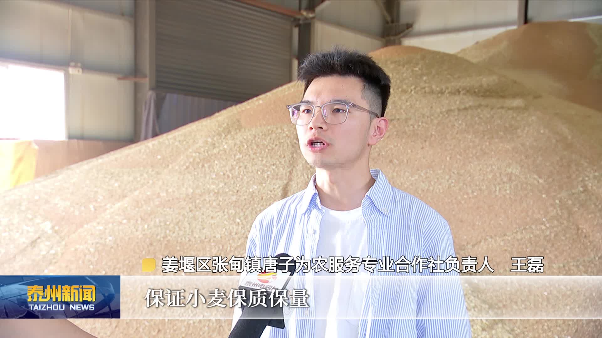 在希望的田野上·三夏时节  泰州：加紧烘干作业 “护航”夏粮安全